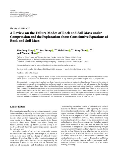 compression test failure modes|A Review on the Failure Modes of Rock and Soil Mass under .